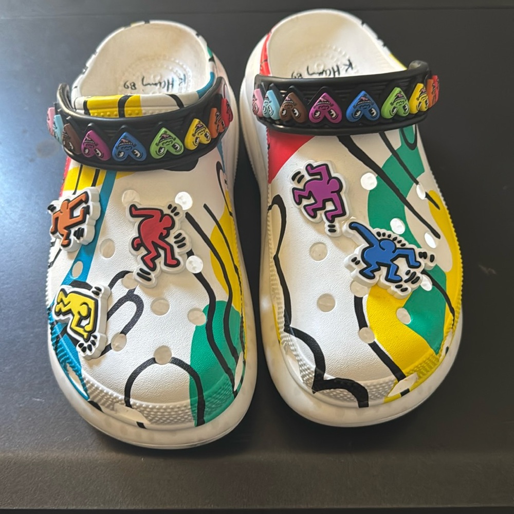 Crocs Keith Haring Mega Crush Clogs